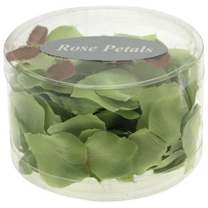 Silk Rose Petal Table Confetti - Lime by Kingsbury Gifts