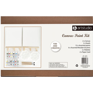 Canvas Paint Kit - White