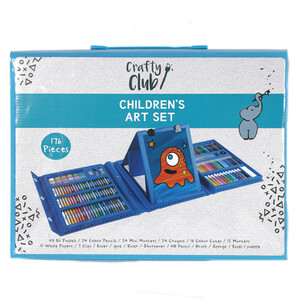 Children's 176 Piece Art Set by Crafty Club
