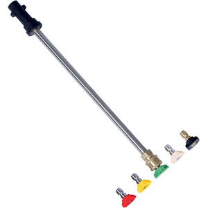 Pro-Kleen Pressure Washer Electric Power Jet Wash, 1650 Bar With Chassis Cleaner - Black by Pro-Kleen