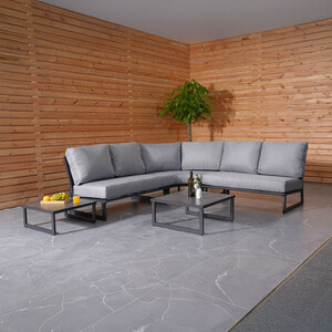 Rimini Sofa Set - Grey by Malay