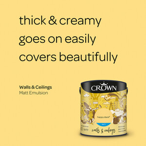 Crown Wall and Ceilings Matt Emulsion - Happy Daze by Crown Paints