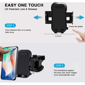 Universal Car Phone Holder Mount - Black