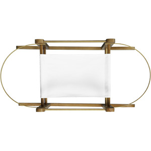 White Waffle Moses Basket with Natural Little Gem Rocking Stand - White by Kinder Valley