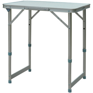 Outsunny Aluminium Outdoor Camping Table - Silver by Outsunny