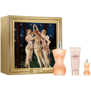 JPG Classique Gift Set 100ml EDT-S, 75ml Body Lotion and 6ml Mini - Black by JPG