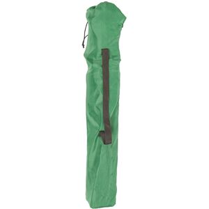 Folding Canvas Camping Chairs - Matt Black - Pack of 4 - Green by Harbour Housewares