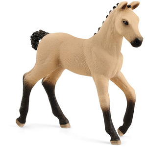 SCHLEICH Horse Club Hannoverian Foal Red Dun Toy Figure - Black by SCHLEICH