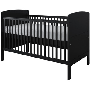 Reggie Cot Bed Black with Mattress - Black by Viculii