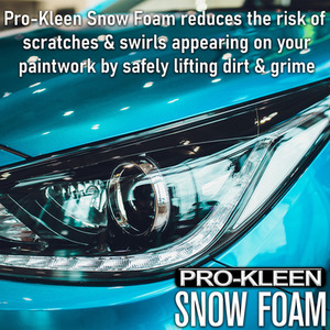 Karcher K Series Snow Foam Lance, Microfibre Cloth, Mitt Pressure Washer - White / 5L Cherry by Pro-Kleen