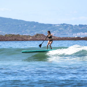 Aqua Marina Breeze 9ft10 All Round Inflatable Stand Up Paddle Board - Silver Tree Green by Aqua Marina