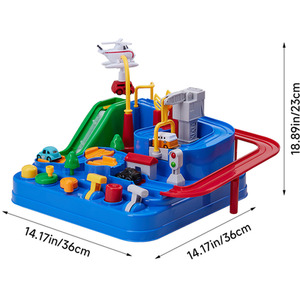 Kidkid Vehicle Race Track Playset - Blue by Kidkid