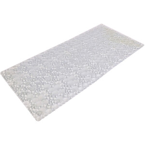 Glacial PVC Bath Mat - Clear