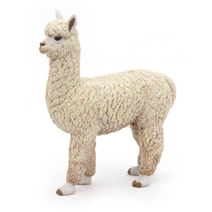 PAPO Wild Animal Kingdom Alpaca Toy Figure - White by PAPO