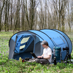 Outsunny 4-5 Adult Pop-up Tent - Sky Blue by Outsunny