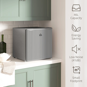 HOMCOM 46 Litre Table Top Fridge Mini Fridge with Chiller Box by HOMCOM