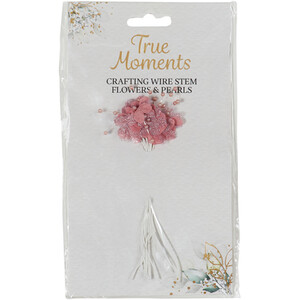 Crafting Wire Stem Flowers and Pearls by True Moments