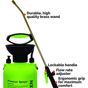 Pro-Kleen Garden Pressure Pump Sprayer Manual Action 5L - Green by Pro-Kleen