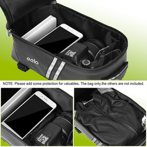 Eelo Bike Pannier Bag for Bicycle Rack - Waterproof, 7L - Black by eelo