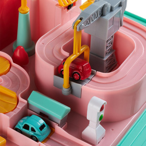 Car Race Tracks Toy Set by Livingandhome