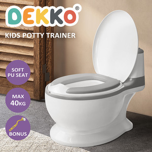 Kids Potty Trainer Seat - Grey by Dekko