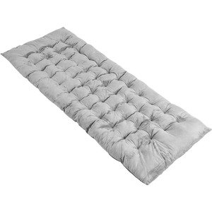 Outdoor Camping Cot Pads Velvet Sleeping Mattress - Grey by Costway