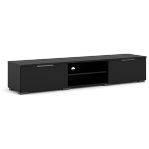 Match 2-Drawer 2-Shelf TV Unit - Black