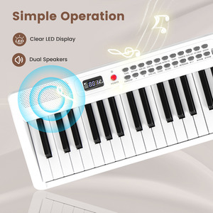 88 Key Foldable Electric Keyboard Piano by Costway