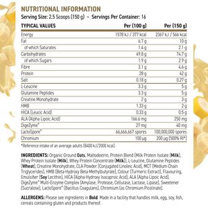 Critical Mass 2.4kg Professional Mass Gainer by Applied Nutrition