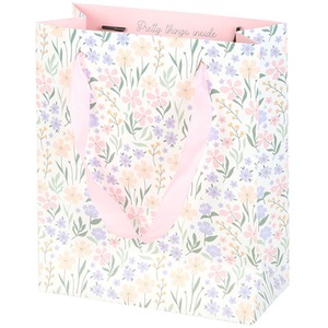 Ditsy Floral Gift Bag - Medium - Pink by Kingsbury Gifts