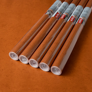 dc fix Clay Self Adhesive Vinyl Wrap for Kitchen Doors and Furniture - Orange / 67.5cm x 2m (pack of 5) by d-c-fix