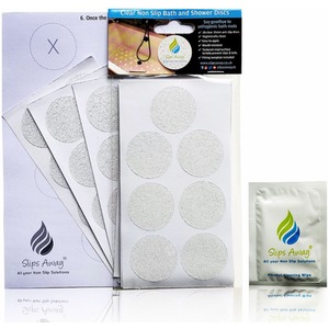 Non slip Bath Stickers - Clear - Clear by Slips Away
