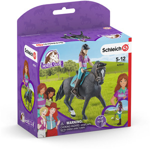 SCHLEICH Horse Club Lisa Storm Toy Figure Set - Black by SCHLEICH