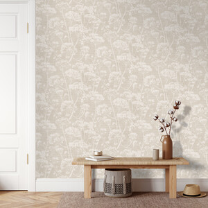 Cow Parsley Wallpaper - Neutral