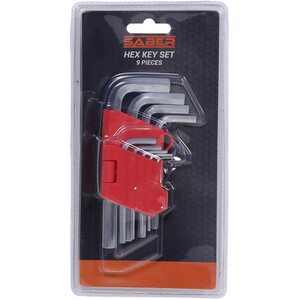 9 Piece Hex Key Set by Saber