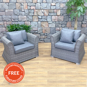 New England Chair - Grey / 2 by Malay