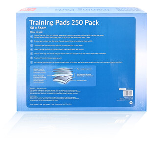 Pack of 250 Clever Paws Training Pads by Clever paws