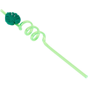 Pack of 4 Eden Leaf Straws - Green