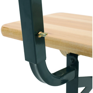 Outdoor Foldable Beer Trestle Fir Wood Table Bench Chair Garden Picnic Party - Light Brown / / / 22kg by Livingandhome