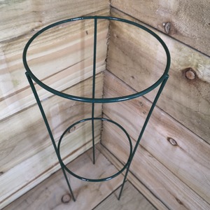 Pack of 3 Conical Garden Plant Support Ring 20cm- Small - Green by Samuel Alexander