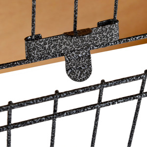 PawHut Wood-metal Small Animal Hutch - Yellow, Black by PawHut