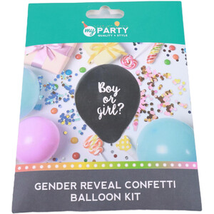 Gender Reveal Confetti Balloon Kit - Blue and Pink by My Party