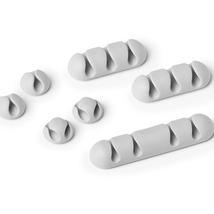 Durable CAVOLINE Cable Management Clip - Grey / 7 / 58g by Durable