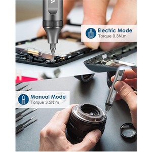 52 in 1 Cordless Mini Electric Screwdriver Set - Silver