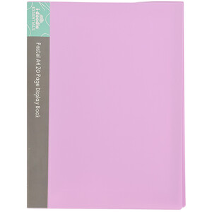 Pastel A4 20 Page Display Book by idoodle Essentials