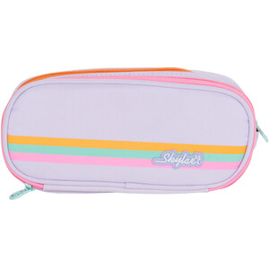 Stripe Compartment Pencil Case