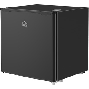 HOMCOM 46 Litre Table Top Fridge Mini Fridge with Chiller Box - Black / ABS Copper Steel PS by HOMCOM