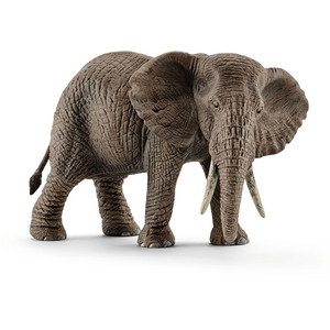 SCHLEICH Wild Life Female African Elephant Toy Figure - Black by SCHLEICH