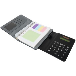 Calculator Notebook Organiser - Black by I-doodle