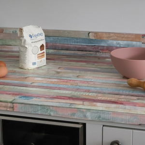dc fix Rio Coloured Self Adhesive Vinyl Wrap for Kitchen Doors and Worktops - Multi / 67.5cm x 2m (pack of 5) by d-c-fix